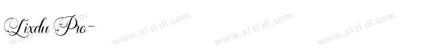 Lixdu Pro字体转换